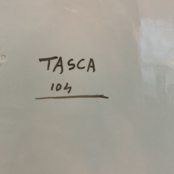 Alessio Tasca Signed Hand Painted
Ceramic Italian Mid-Century Modern Wall Plate - Picture 14 of 17